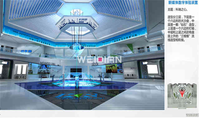 科瑞集團企業深圳展廳設計公司方案