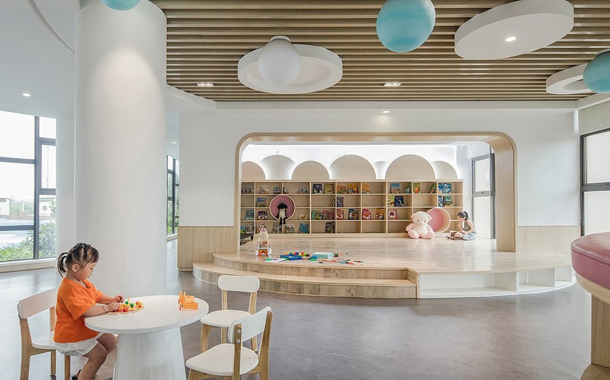 廣州設計裝修公司洞頭區靈昆幼兒園裝飾設計案例