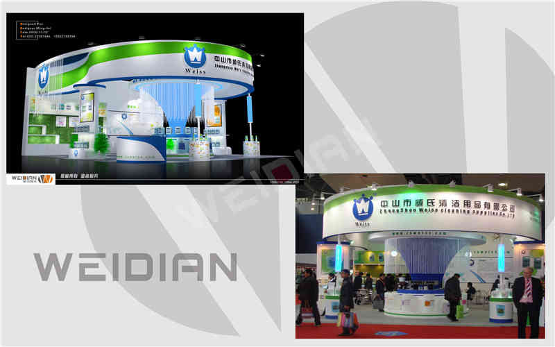 廣州展覽會裝飾設計公司助力兆能源、耐施得多家企業(yè)廣州國際酒店用品展覽會廣州展臺設計搭建