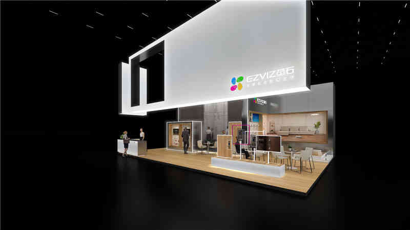 深圳創動科技有限公司參展上海新國際博覽中心上海展覽設計展臺搭建3